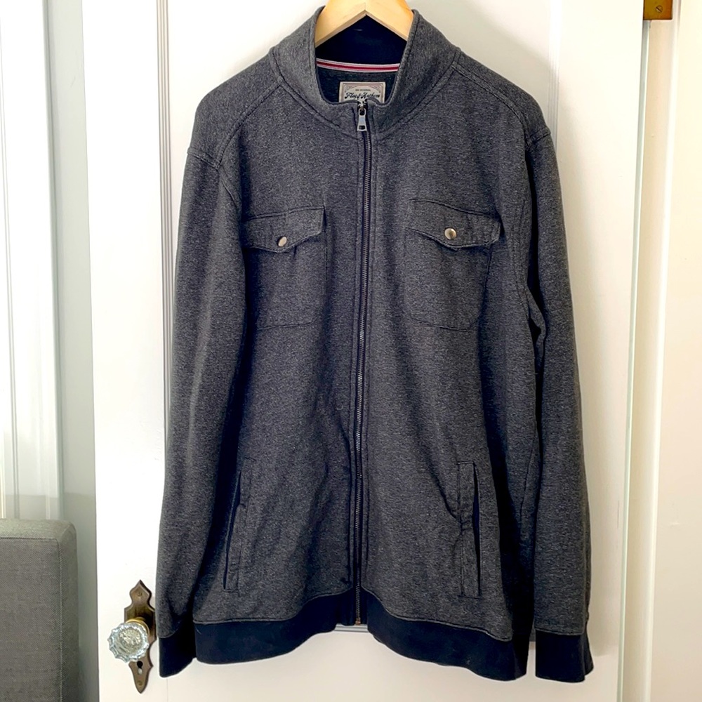 Flag & Anthem double pocket zip up